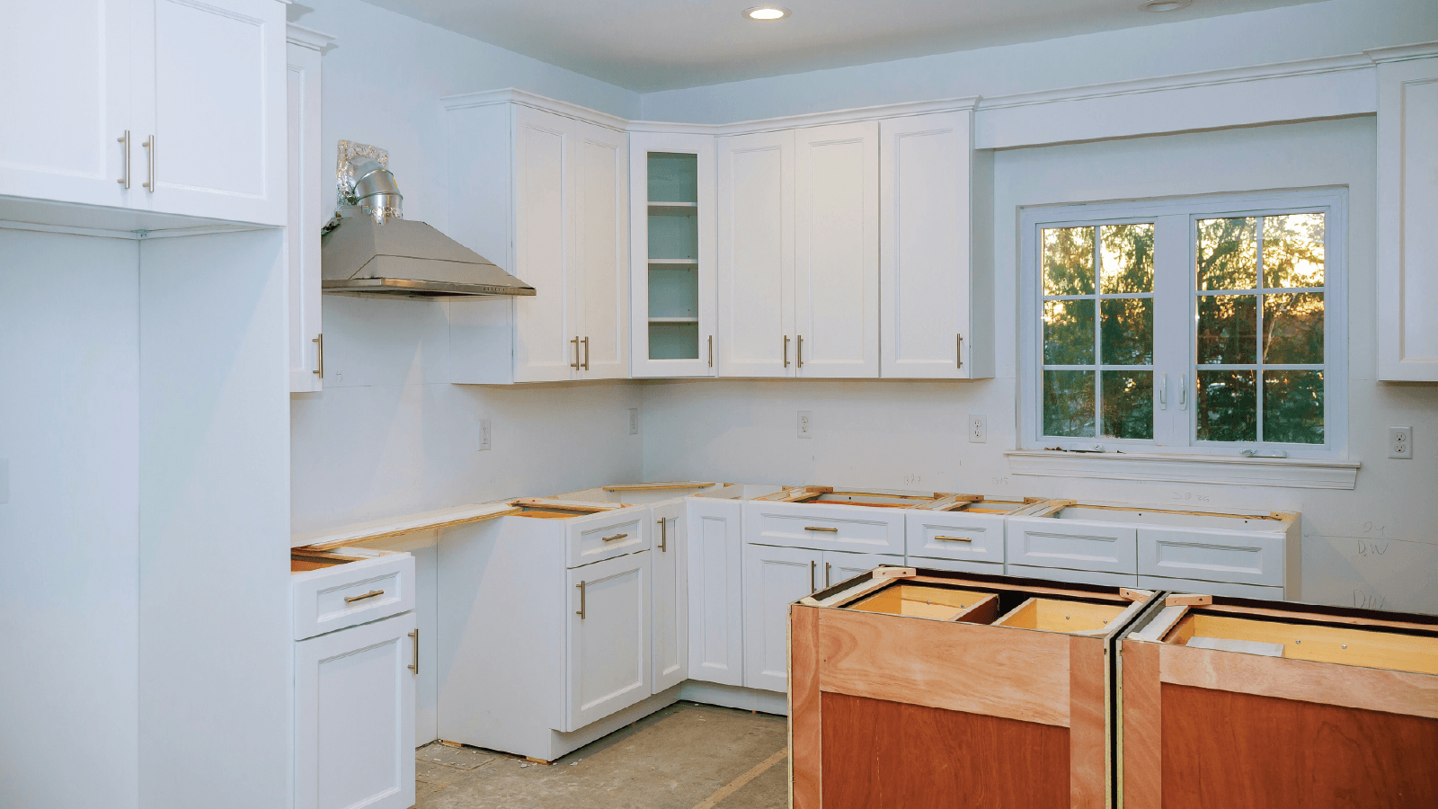 Kitchen cabinets